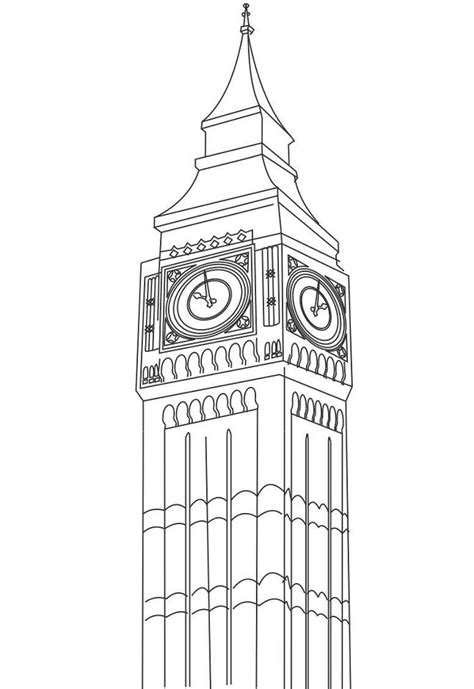 big ben coloring pages